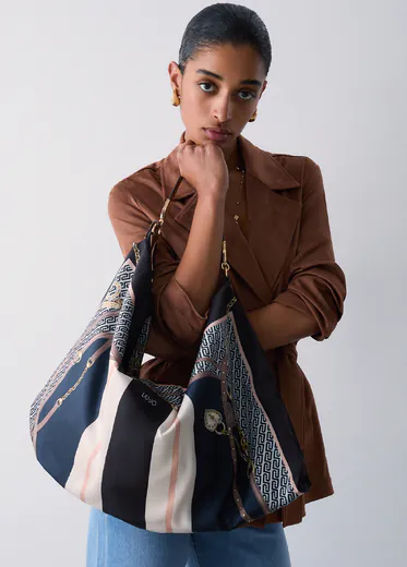 Mala Shopper Média Azul