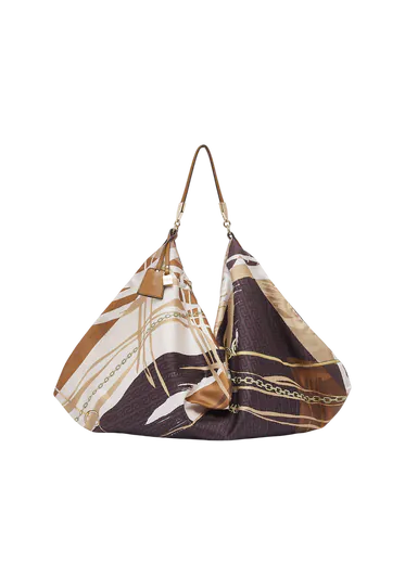 Mala Shopper Média Castanha