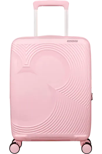 Mala de Cabine 55cm Expansível 4 Rodas Mickey Rosa Pastel