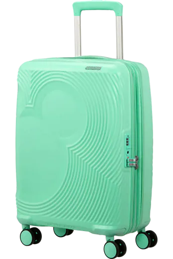 Mala de Cabine 55cm Expansível 4 Rodas Mickey Verde Menta