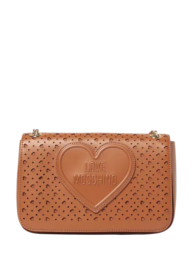 Mala de Ombro Heart Castanha