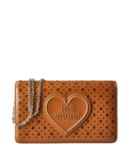 Mala de Tiracolo Heart Castanha