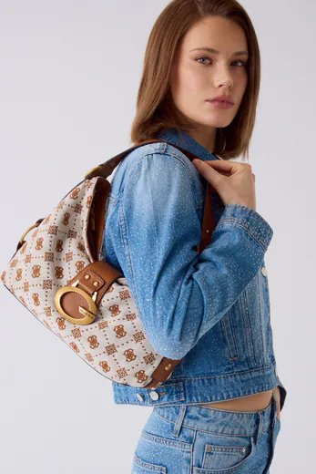 Mala de Ombro Camden Castanha Padrão