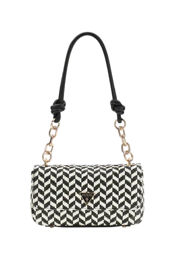 Mala de Ombro Tessie Preta/Branca