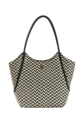 Mala Shopper Tessie Preta/Branca