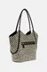 Mala Shopper Tessie Preta/Branca - Guess | Mala Shopper Tessie Preta/Branca | MISSCATH