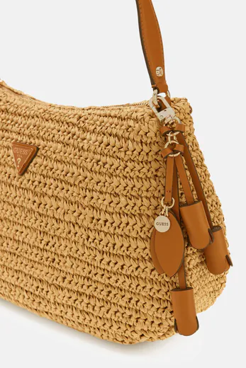 Mala de Ombro Ofelia Castanha Ráfia