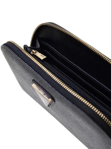 Carteira Grande Laurel 4G logo Organizer Preta