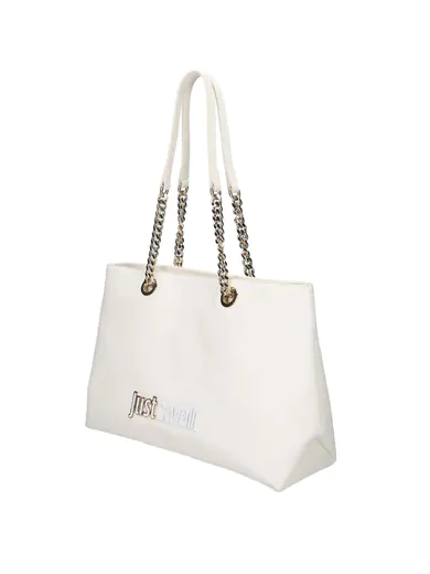 Mala de Ombro/Shopper Just Cavalli Branca