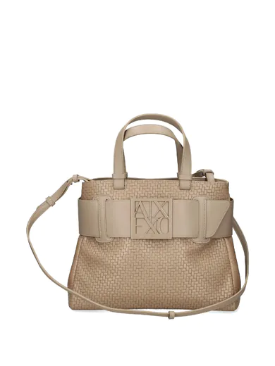 Mala Shopper Grande Armani Exchange Bege