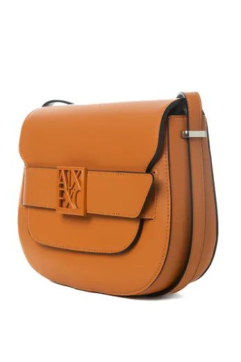 Mala de Tiracolo Armani Exchange Feminina Castanha