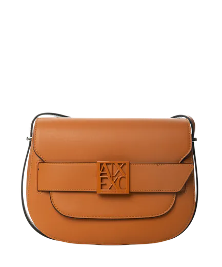 Mala de Tiracolo Armani Exchange Feminina Castanha