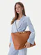 Mala Shopper Grande Armani Exchange Castanha - Armani Exchange | Mala Shopper Grande Armani Exchange Castanha | Misscath