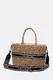 Mala de Ombro/Shopper de palha Natural/Preta - Valentino | Mala de Ombro/Shopper de palha Natural/Preta | Misscath