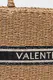 Mala de Ombro/Shopper de palha Natural/Preta - Valentino | Mala de Ombro/Shopper de palha Natural/Preta | Misscath