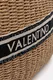 Mala de Mão de palha Natural/Preta - Valentino | Mala de Mão de palha Natural/Preta | Misscath