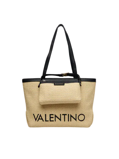 Mala de Ombro/Shopper Valentino Natural/Preta