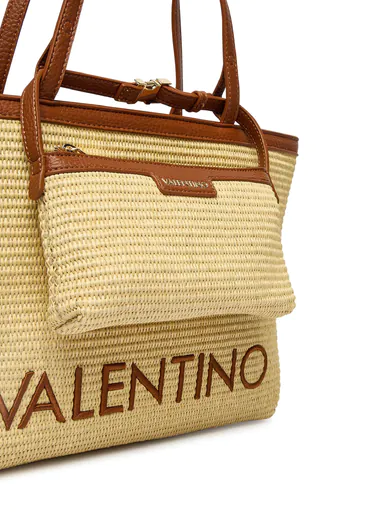 Mala de Ombro/Shopper Valentino Natural/Castanha