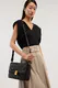 Mala de Tiracolo Média Cameo Preta - Trussardi | Mala de Tiracolo Média Cameo Preta | MISSCATH