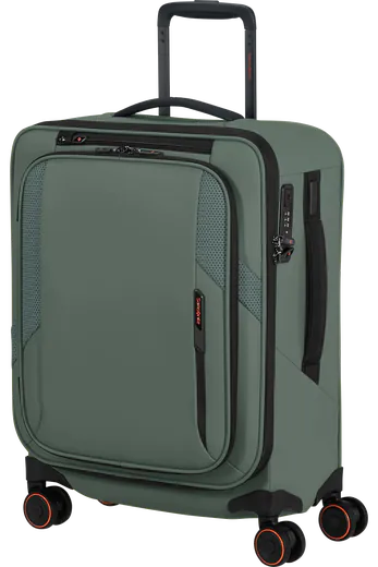 Mala de Cabine 55cm Expansível 4 Rodas Verde Sálvia