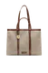Mala Shopper Grande Elba Bege/Castanha Mala Shopper Grande Elba Bege/Castanha