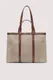 Trussardi | Mala Shopper Grande Elba Bege/Castanha | MISSCATH