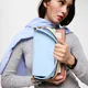 Tous | Mala de Tiracolo Média Audree Saffiano Azul Céu | Misscath