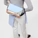 Tous | Mala de Tiracolo Média Audree Saffiano Azul Céu | Misscath