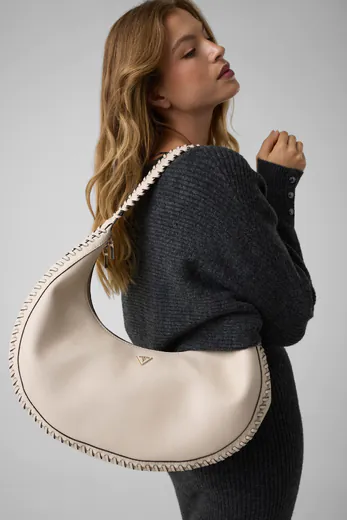 Mala de Ombro Hobo Petra Grande Creme