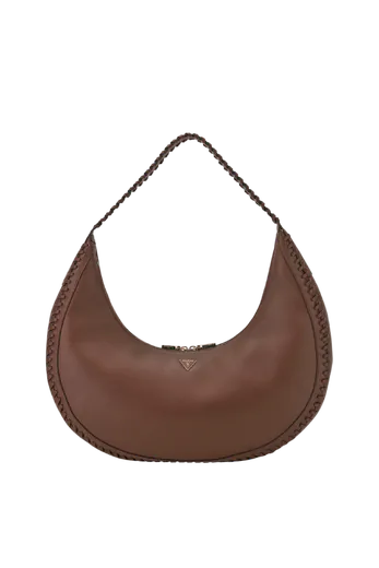 Mala de Ombro Hobo Petra Grande Castanha