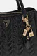 Guess | Mala de Mão Stacey Preta | MISSCATH