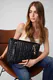 Guess | Mala de Ombro Tote Stacey Preta | MISSCATH