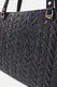 Guess | Mala de Ombro Tote Stacey Preta | MISSCATH