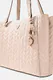Guess | Mala de Ombro Tote Stacey Bege | MISSCATH