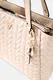 Guess | Mala de Ombro Tote Stacey Bege | MISSCATH
