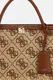 Guess | Mala de Mão Audrey Logo Castanha | MISSCATH