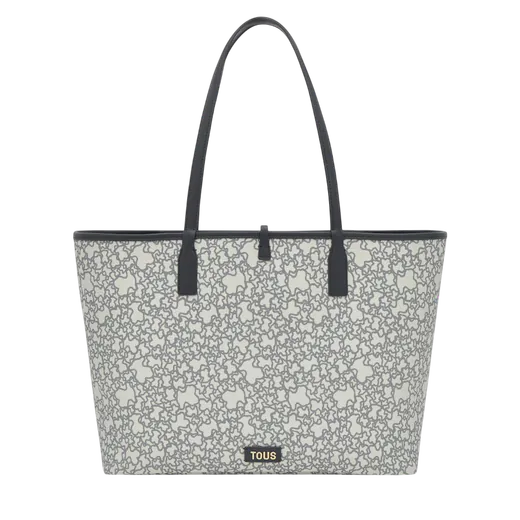 Mala Tote Grande Kaos Mini Cinzenta
