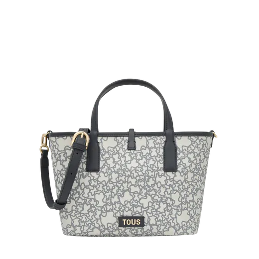 Mala Tote Média Kaos Mini Cinzenta 