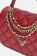 Guess | Mala de Mão Giully Vermelho-escuro | MISSCATH
