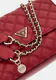 Guess | Mala de Ombro/Tiracolo Giully Acolchoada Vermelho-escuro | MISSCATH