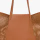 Tous | Mala de Mão/Ombro Média Tulip Cutout Camel | MISSCATH