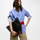Tous | Mala de Mão/Ombro Média Tulip Cutout Preta | MISSCATH