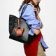 Tous | Mala de Mão/Ombro Média Tulip Cutout Preta | MISSCATH