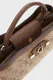 Guess | Mala de Mão/Tiracolo Lindsey Logo Castanha | MISSCATH