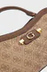 Guess | Mala de Mão/Tiracolo Lindsey Logo Castanha | MISSCATH
