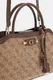 Guess | Mala de Mão Lindsey Logo Castanha | MISSCATH