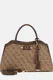 Guess | Mala de Mão Lindsey Logo Castanha | MISSCATH