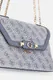 Guess | Mala de Ombro/Tiracolo Lindsey Azul | MISSCATH