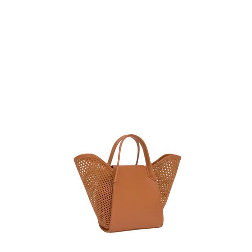 Mala de Mão Pequena Tulip Cutout Camel