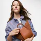 Tous | Mala de Mão Pequena Tulip Cutout Camel | MISSCATH